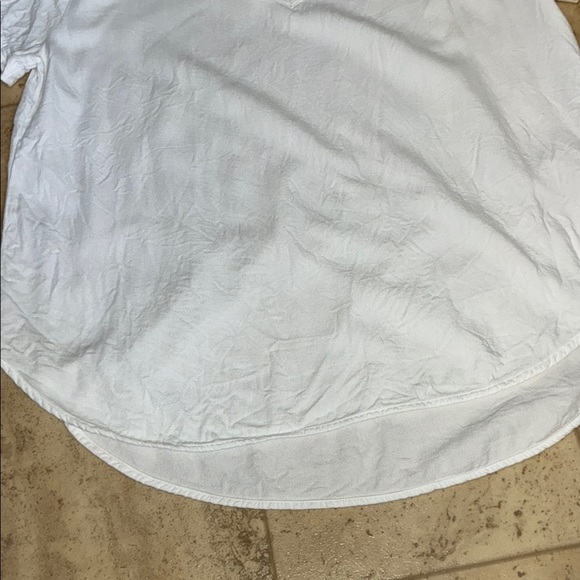 Cloth & Stone White Relaxed Ruffled Tee - Picture 5 of 9